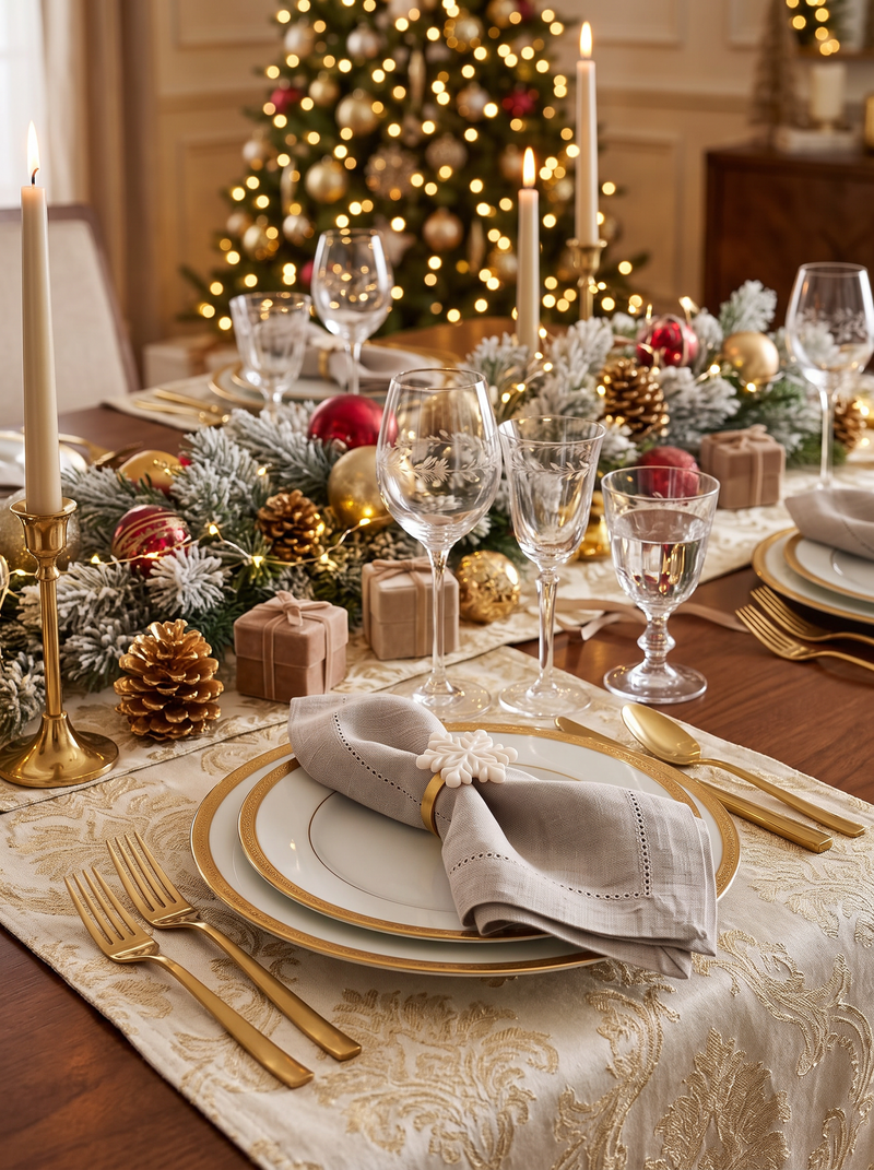 Snow - Napkin Ring